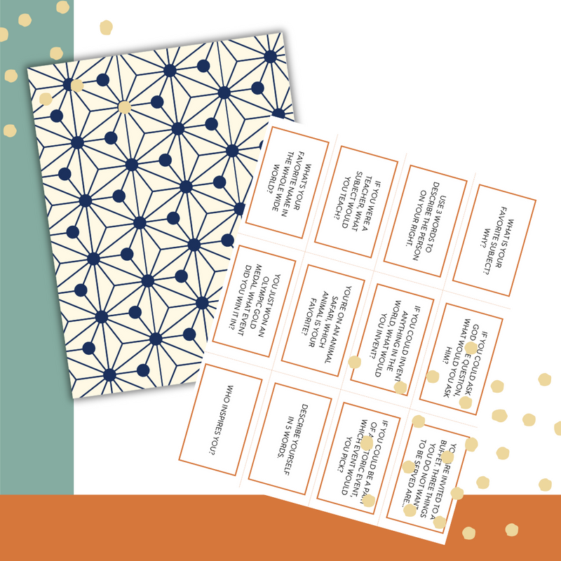 Family Connection Conversation Starter Cards