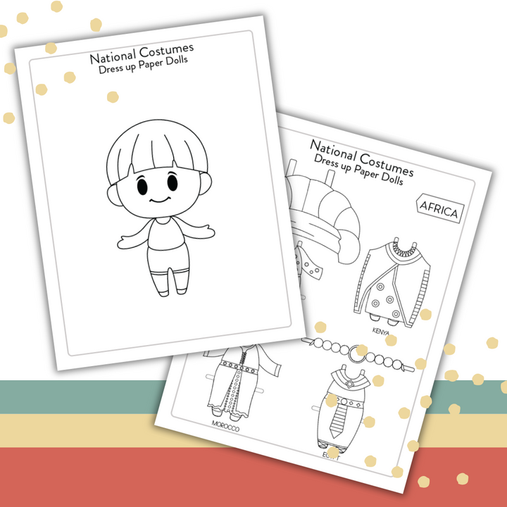 International Costumes: Paper Doll Designs