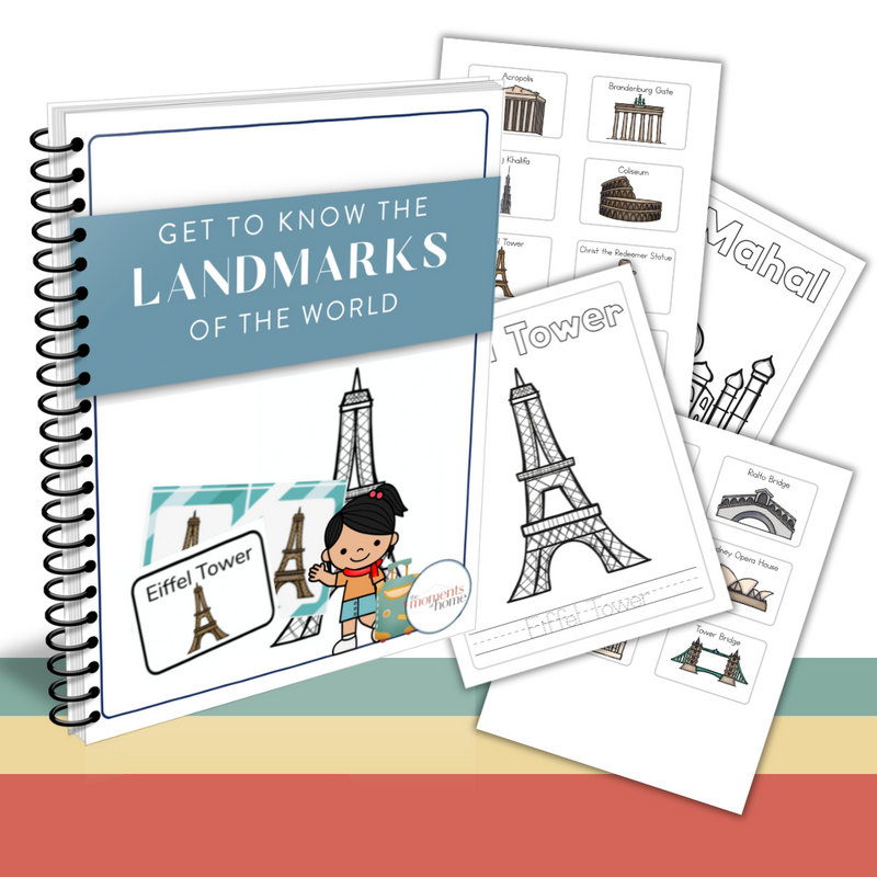 World Landmarks Color & Learn Kit