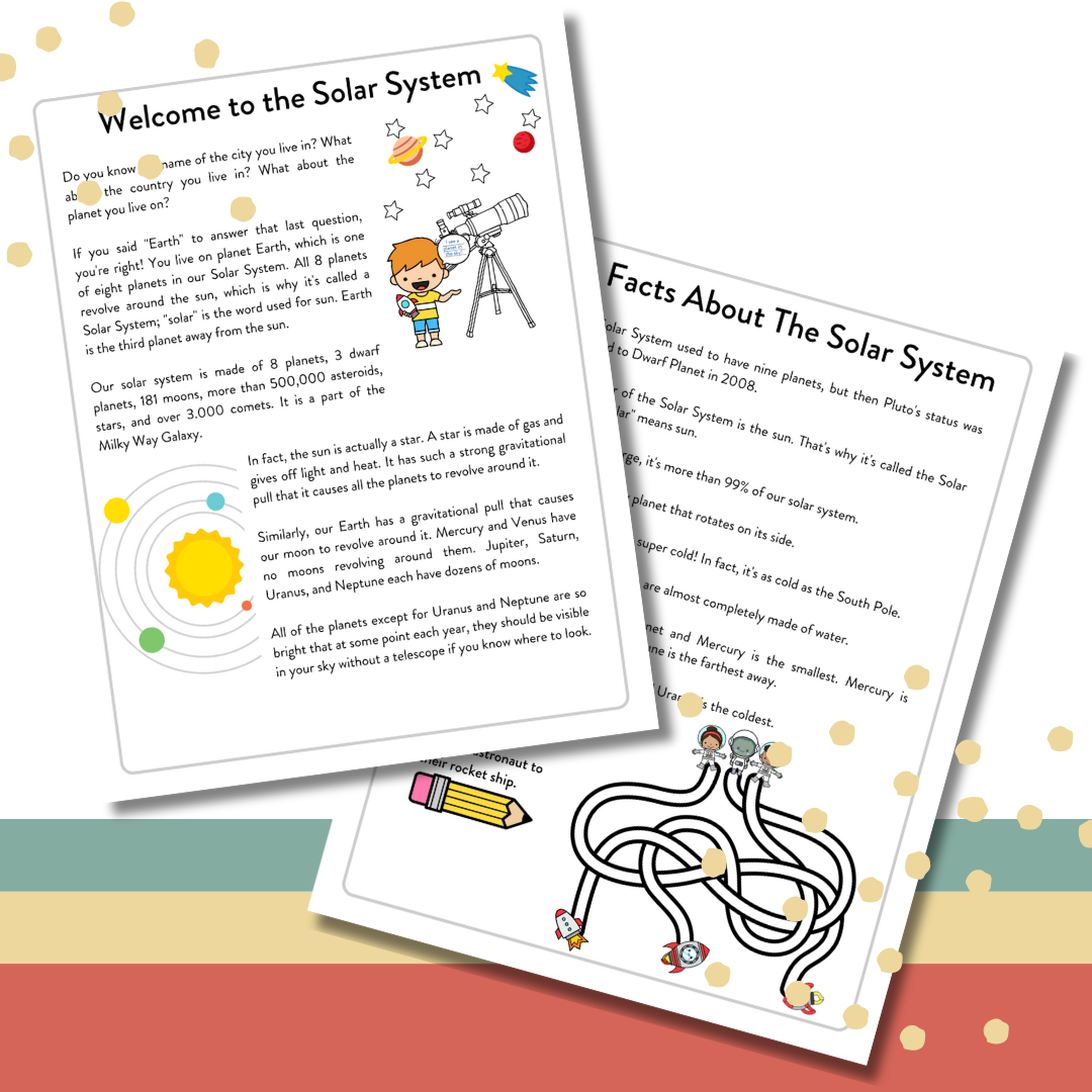 Solar System Activity Pack