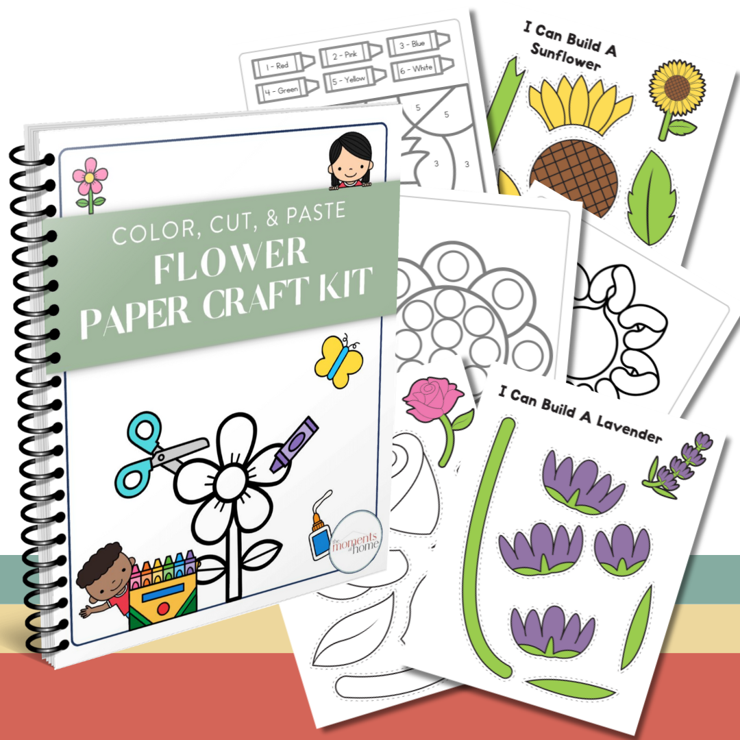 Flower Paper Craft Activity Kit