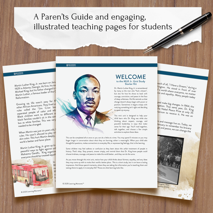 Dr. Martin Luther King, Jr. Facts & Activities Pack