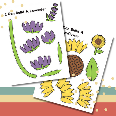 Flower Paper Craft Activity Kit