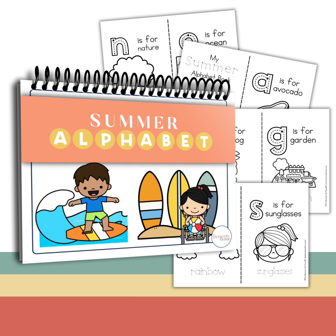 Ultimate Alphabet Seasons Write & Color Book Bundle – The Moments At Home