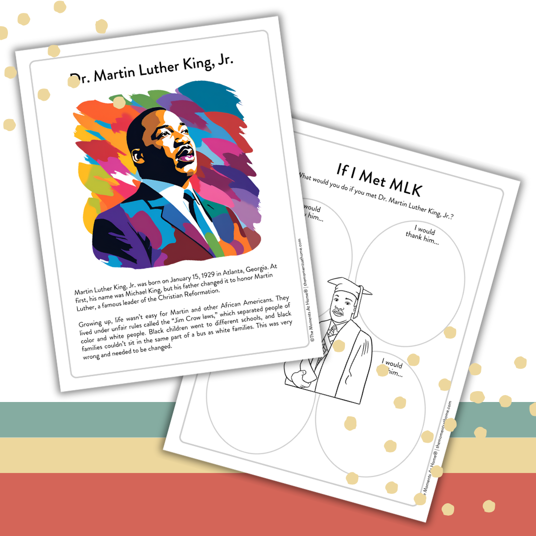 Dr. Martin Luther King, Jr. Facts & Activities Pack