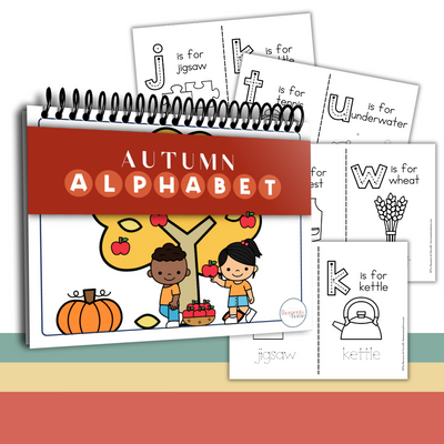Ultimate Alphabet Seasons Write & Color Book Bundle