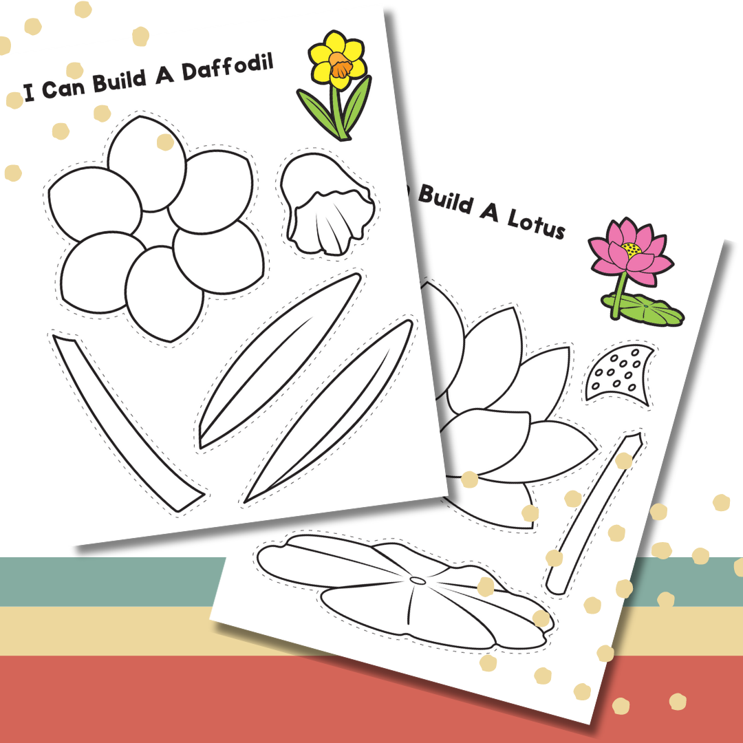 Flower Paper Craft Activity Kit