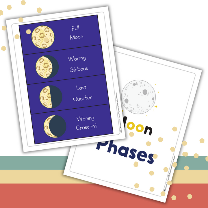 Lunar Phases Fold Out Craft