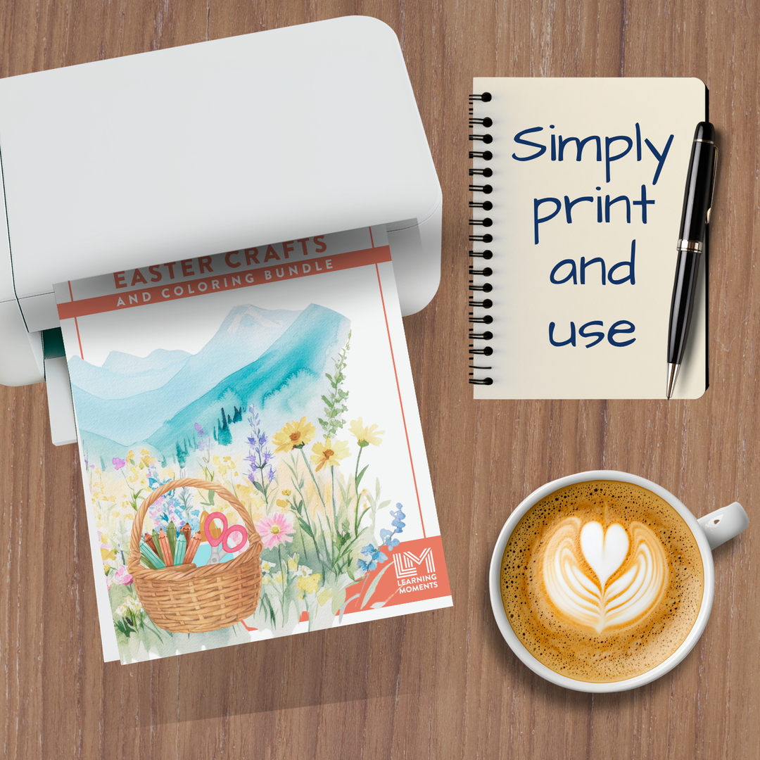 Easter Crafts and Coloring Bundle