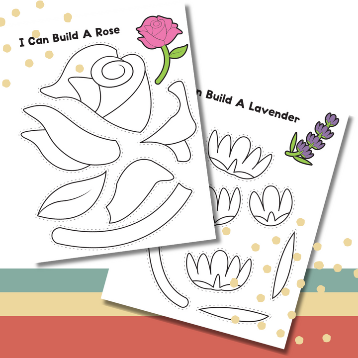 Flower Paper Craft Activity Kit