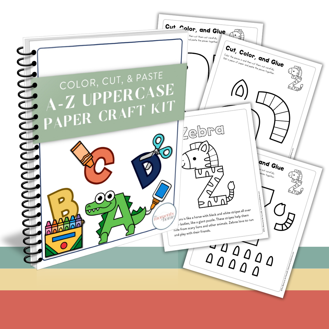 A-Z Uppercase Alphabet Paper Craft Kit